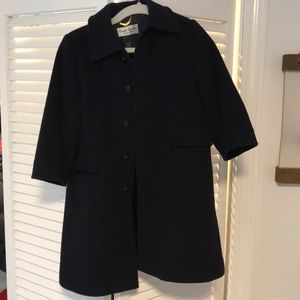 Children’s cashmere blend dress coat 3 yrs w/hat